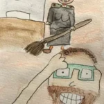 18 Kafkův modrožlutý zámek